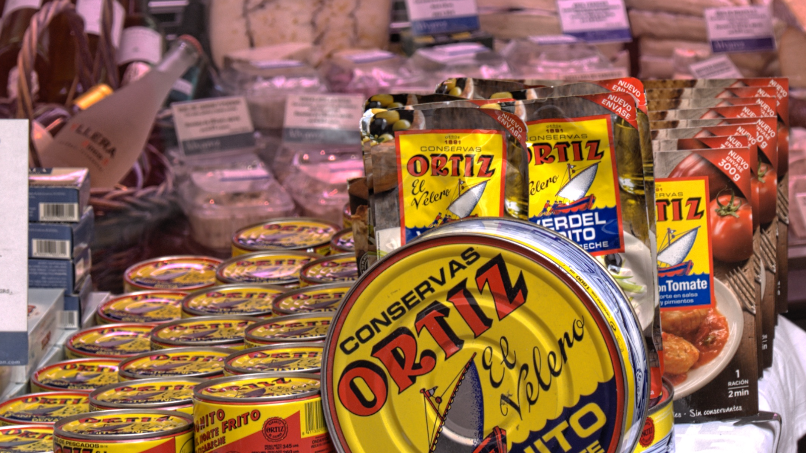 Una gran selección de chacinas y conservas de alta calidad