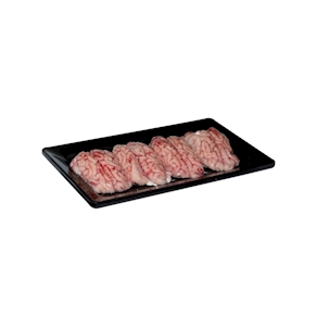 Sesos de cordero lechal, 100 gramos aprox.