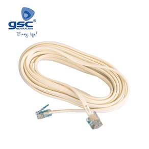 Cable de red conexión de teléfono, 2,50 metros