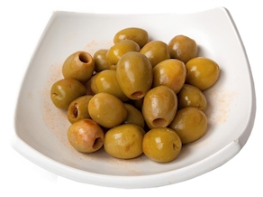 Aceituna gordal aliñada, 250 gramos aprox.
