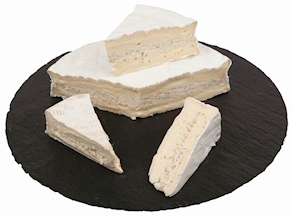 Queso Brie de Meaux con Mostaza - trozo, 200 gramos aprox.