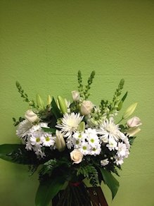 Ramo de flores blanco YF004