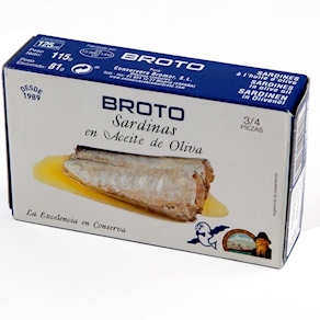 Sardina 3/4 unidades, 115 gramos