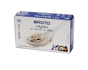 Angulas en aceite de oliva, 115 gramos