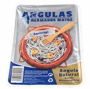 Angulas cocidas congeladas, 250 gramos
