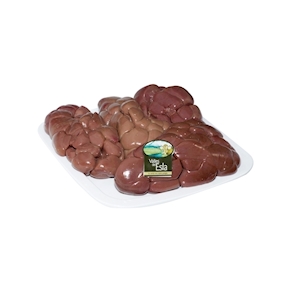 Riñones de ternera para guisar troceados, 500 gramos aprox.