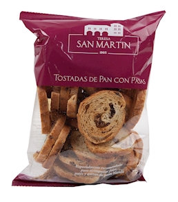 Pan con pasas, 125 gramos