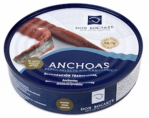 Anchoa del Cantábrico Pandereta, 550 gramos