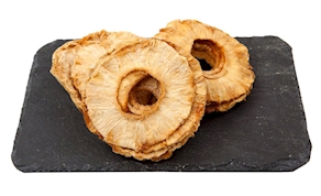 Piña deshidratada sin azúcar, 250 gramos aprox.