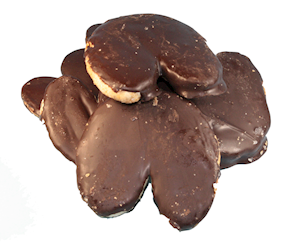 Palmeritas chocolate sin gluten - 6 unidades, 250 gramos