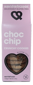 Galletas choc chip sin gluten, 125 gramos