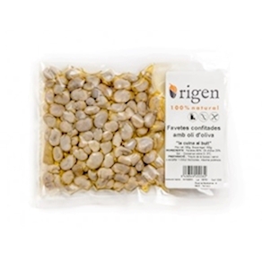 Habitas confitadas en aceite de oliva, 190 gramos