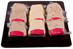 Paté con pimienta verde - porción al vacío, 200 gramos aprox.