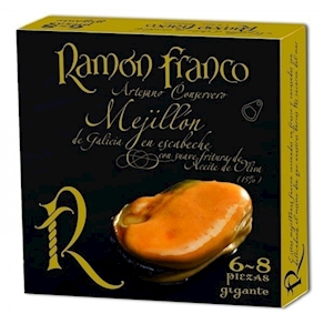 Mejillones Ramón Franco - 6/8 piezas, 115 gramos