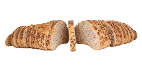 Pan lino integral cortado, 500 gramos