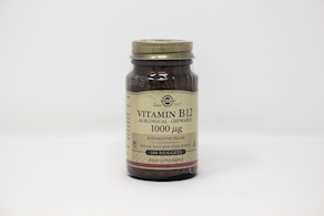 Vitamina B12 (Solgar), 100 mg., 100 comprimidos
