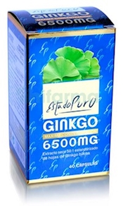 Ginkgo Estado Puro 6500 mg (Tongil), 40 cápsulas