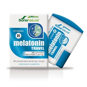 Melatonina Travel (Soria Natural), 90 comprimidos
