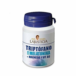 Triptófano con melatonina y magnesio (Ana María Lajusticia), 60 comprimidos