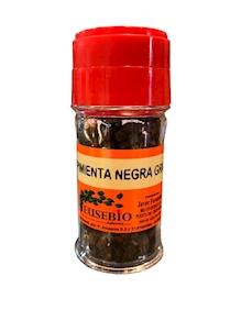 Pimienta negra en grano 55  gr.