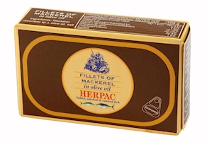 Filetes de caballa en aceite de oliva, 120 gramos