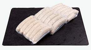 Salchicha Nuremberg - 6 unidades, 140 gramos aprox.