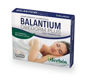 Balantium obedorm plus con melatonina, 30 cápsulas