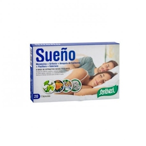 Sueño capsulas vegetales (Santiveri), 20 cápsulas