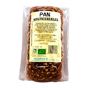 Pan Multicereales ecologico, Biogredos, 500 gramos