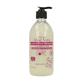 Gel de aloe vera y aceite de rosa mosqueta, 500 ml