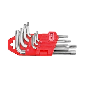JUEGO LLAVE TORX SIN AGUJERO STEIN CORTA CR-V 9 PIEZAS