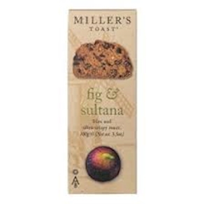 Tostadas De Queso MILLER`S- Higos y pasas sultanas - 100 gr