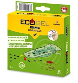 CEBO MATA HORMIGAS GEL 3PZ ECOGEL 15 GR
