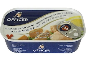 Higado de Bacalao Ahumado  -120 gramos