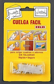 COLGADOR CUADROS UNIV BL CUELGA FACIL COLIS