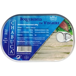 Boquerones en vinagre - Chabuca - 130 gramos