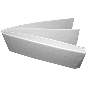 FIELTRO ADHESIVO 1 m. x 85 mm. BLANCO