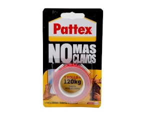 CINTA ADESIVA DOBLE CARA NO MAS CLAVOS