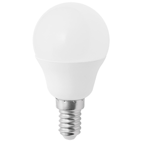 BOMBILLA ESFERICA LED E14 5W 4000K=503lm