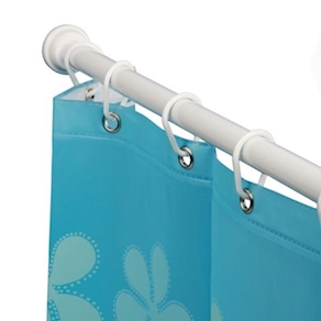 BARRA EXTENSIBLE CORTINA BAÑO 70/120CM RECTA BL TATAY