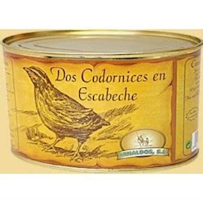 Dos Codornices en Escabeche Enteras