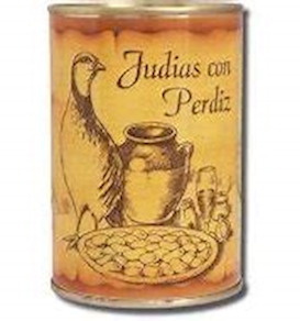 Judías Fabes con perdiz.