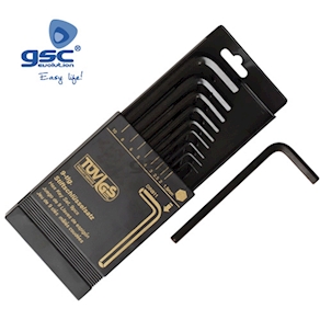 Juego 9 Llaves Allen de 1,5mm a 10mm