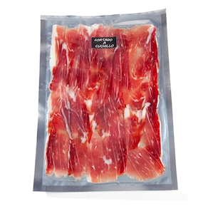 Jamón de bellota 100% ibérico - sobre al vacío, 100 gramos