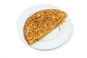 Media tortilla de patatas
