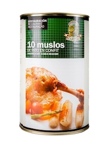 10 muslos de pato en confit