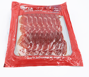 Paleta 50% ibérica cebo de campo - al corte, cortado a máquina, 450 gramos (3 bandejas)