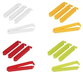 PINZAS COCINA CIERRA BOLSAS PP BL METALTEX 4 PZ