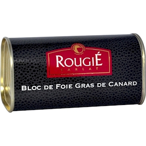 Foie Rougie bloc pato, lata 210 gramos
