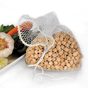 Bolsa red para legumbre de 30x7cm de tamaño